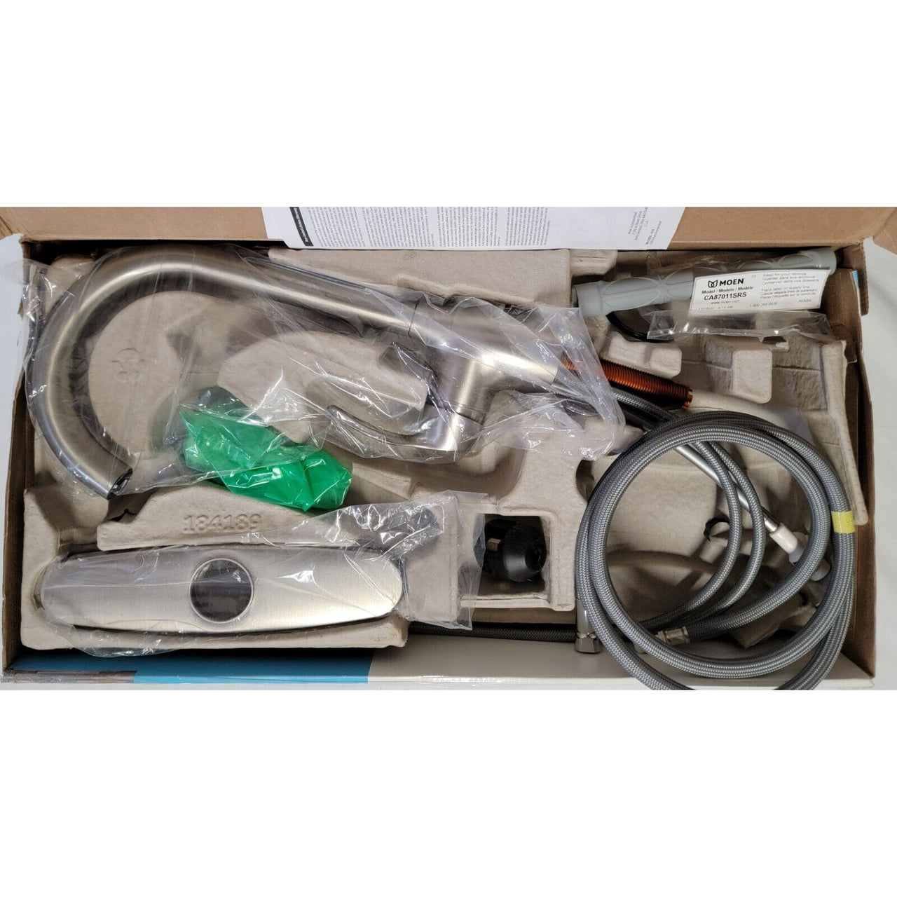 Moen CA87011SRS Kleo Kitchen Faucet with Sprayhead - Spot Resistant Stainless
