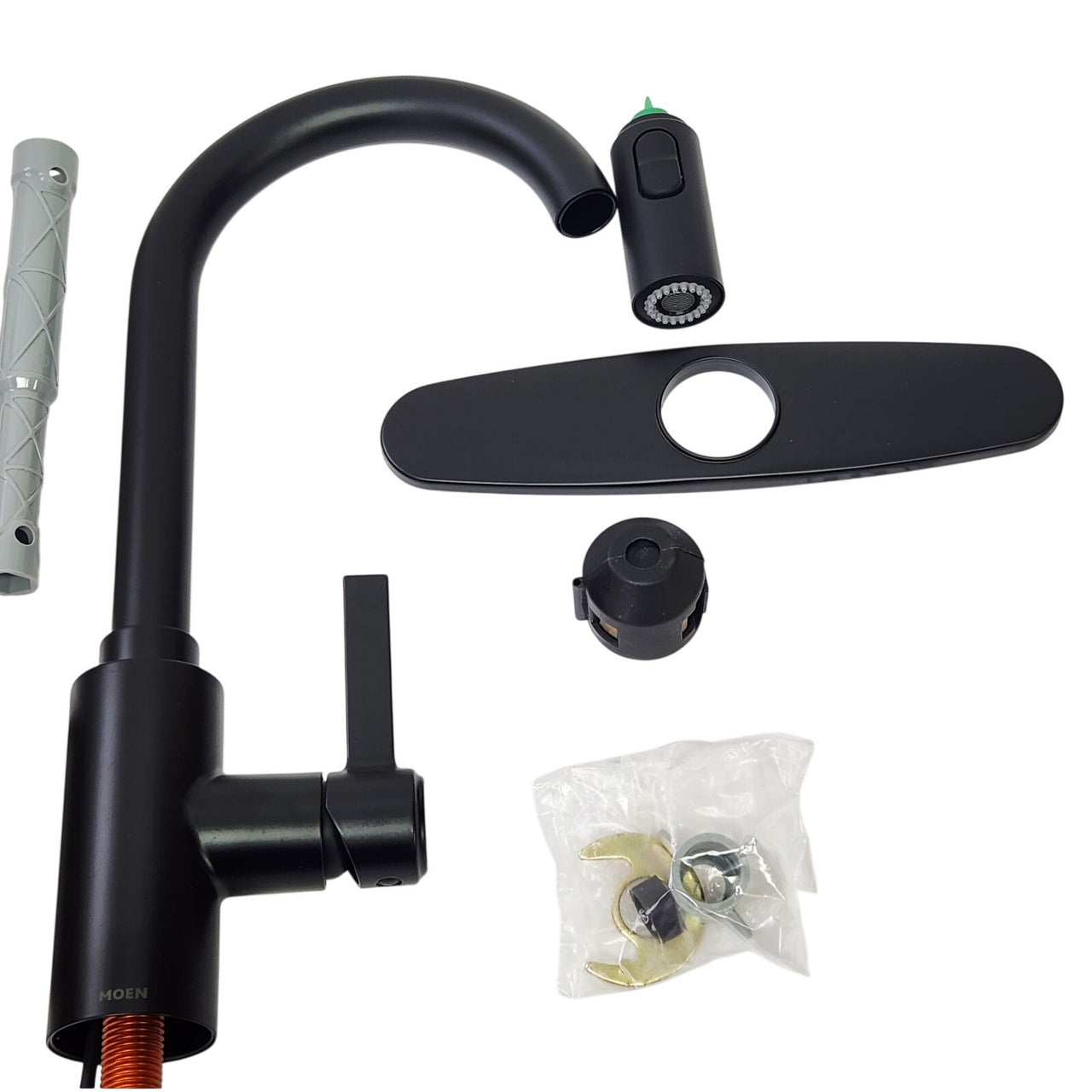 Moen 7882EWBL Genta LX 1.5 GPM MotionSense Pull Down Kitchen Faucet -Matte Black