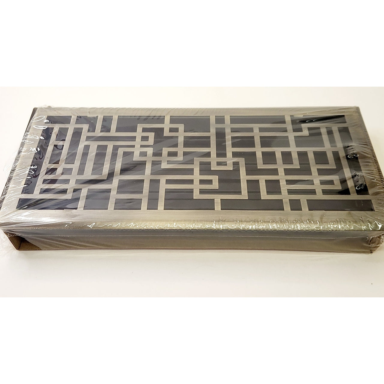 Signature Hardware 435451 Baer 6" x 14" Floor Register - Antique Brass