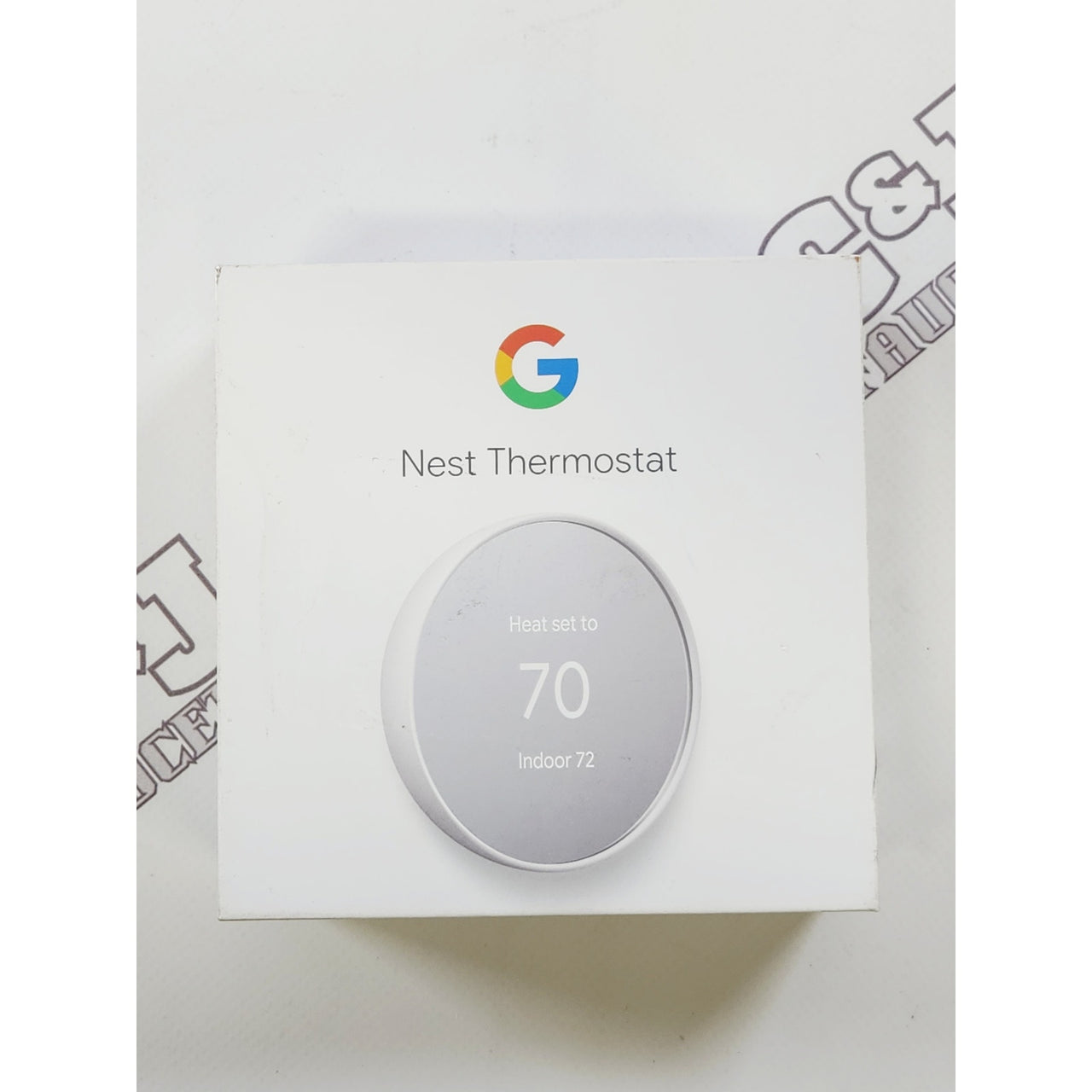 Google GA01334-US Nest Smart Programmable Wi-Fi Thermostat - Snow READ