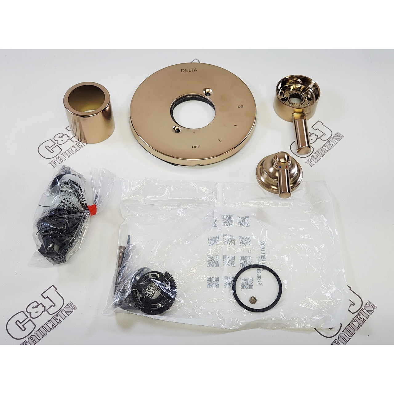 Delta T17035-CZ Saylor Monitor 17 Series Shower Valve Trim - Champagne Bronze