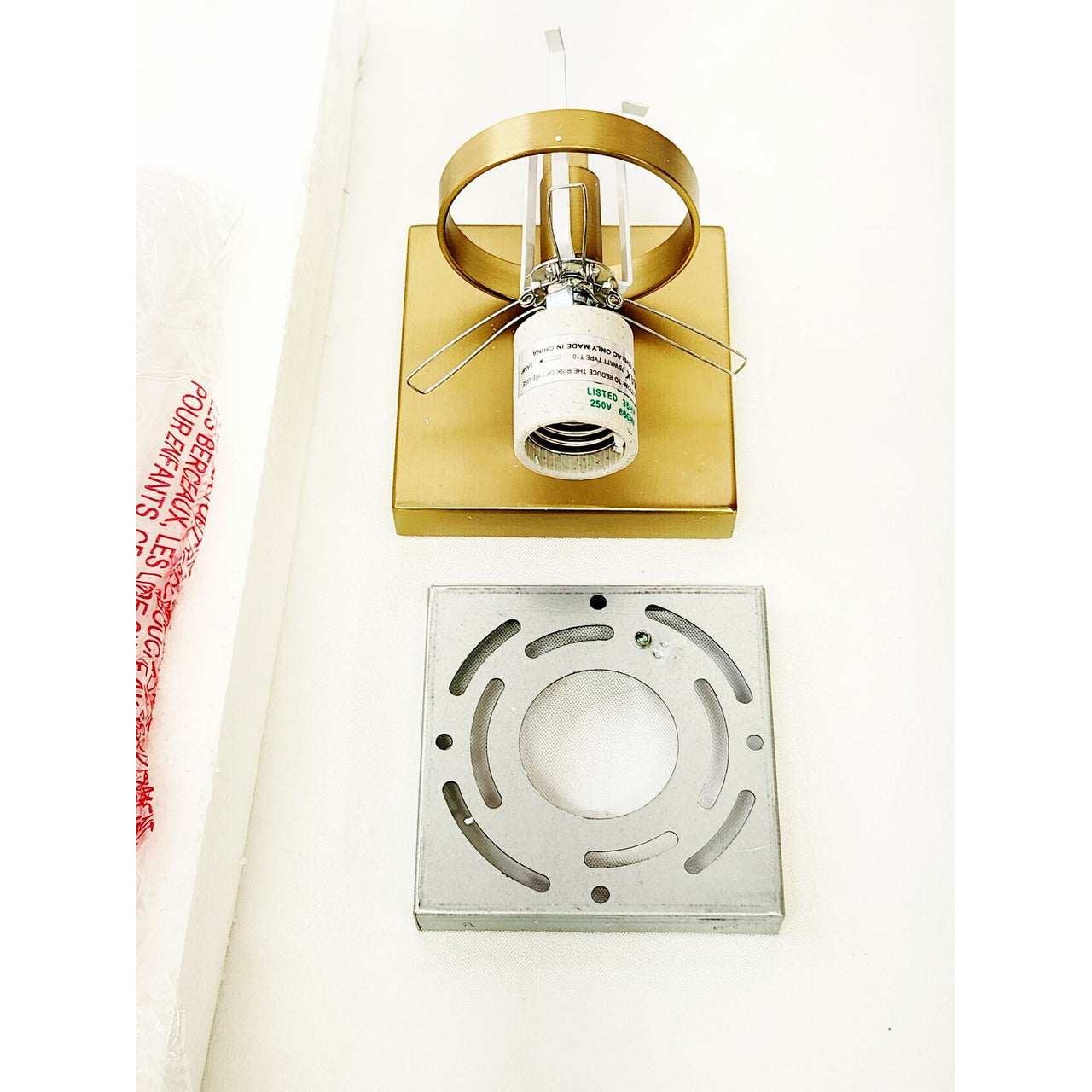 Vaxcel Lighting W0309 Vilo Single Light 14" Tall Wall Sconce - Golden Brass