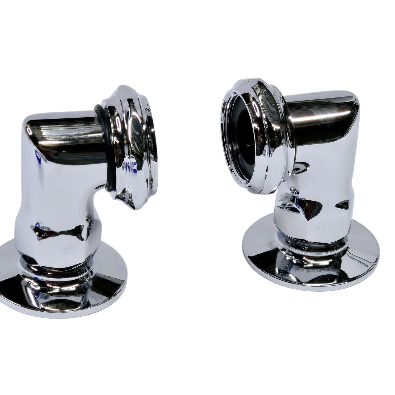 Signature Hardware 329259 2" Deck Mount Couplers - Polished Chrome