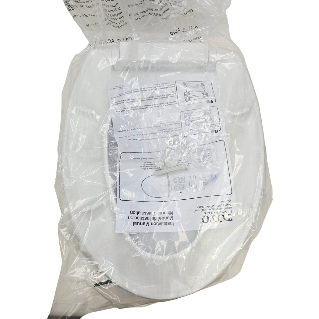 Toto SS114#01 SoftClose Elongated Closed-Front Toilet Seat and Lid - Cotton