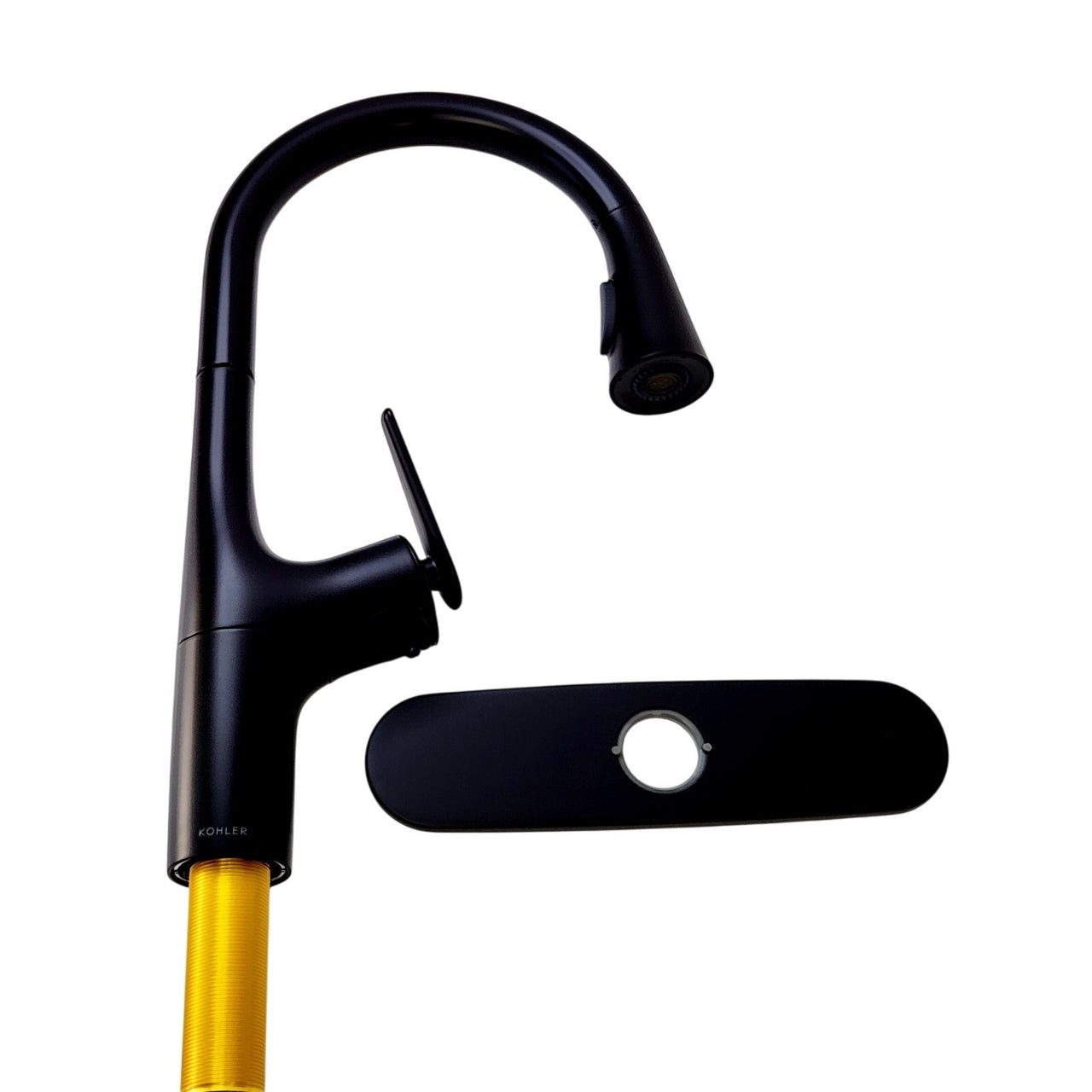 Kohler R24298-BL Safia Pull Down Sprayer Kitchen Faucet - Matte Black