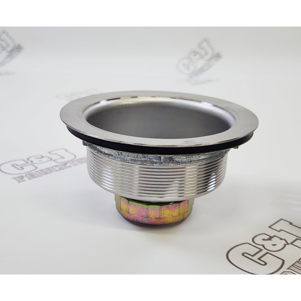 Glacier Bay 1006 015 787 Fixed Post 3-1/2" Sink Strainer - Brushed Stainless