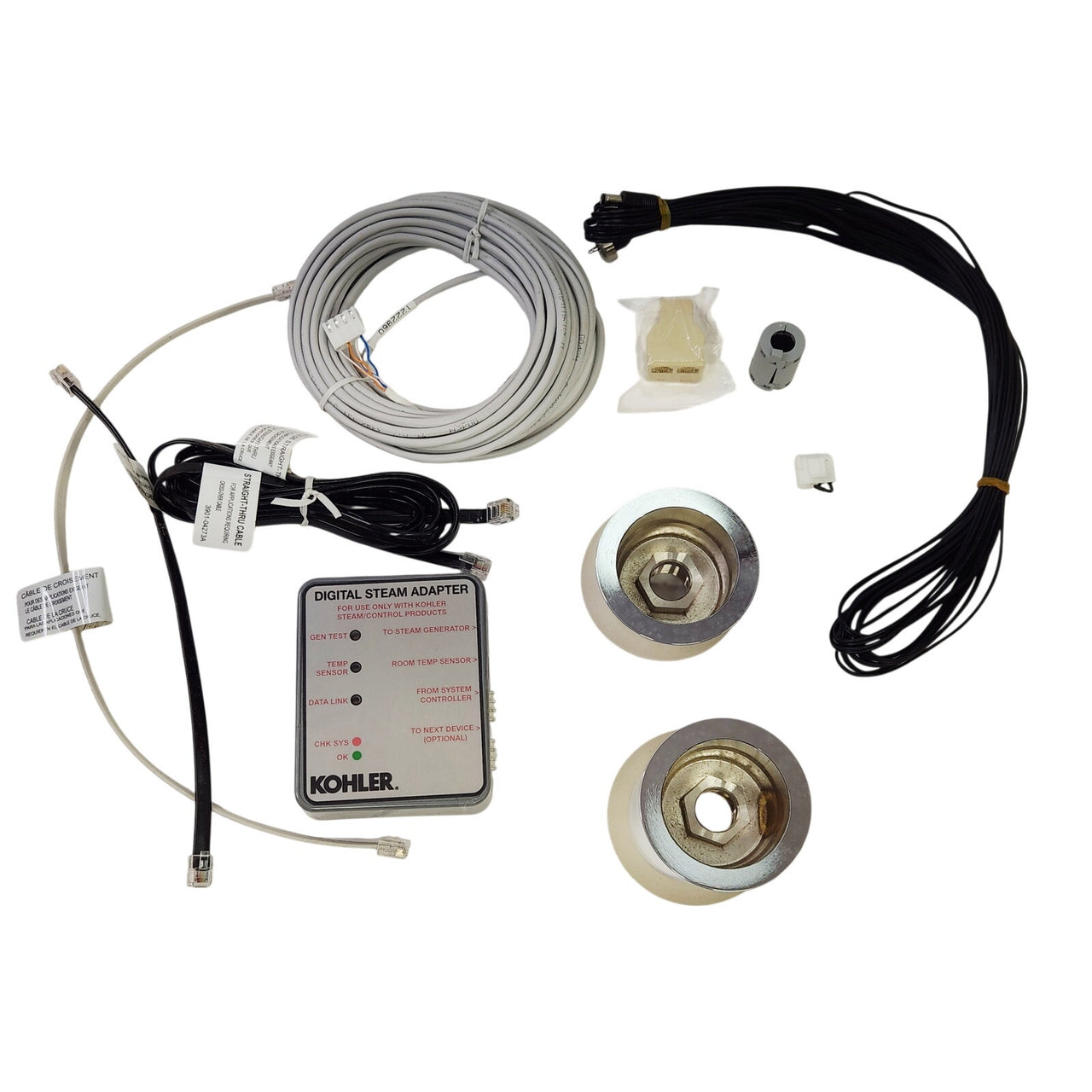 Kohler 5549-K1-BN DTV+ Tandem Steam Adapter Kit - Vibrant Brushed Nickel READ