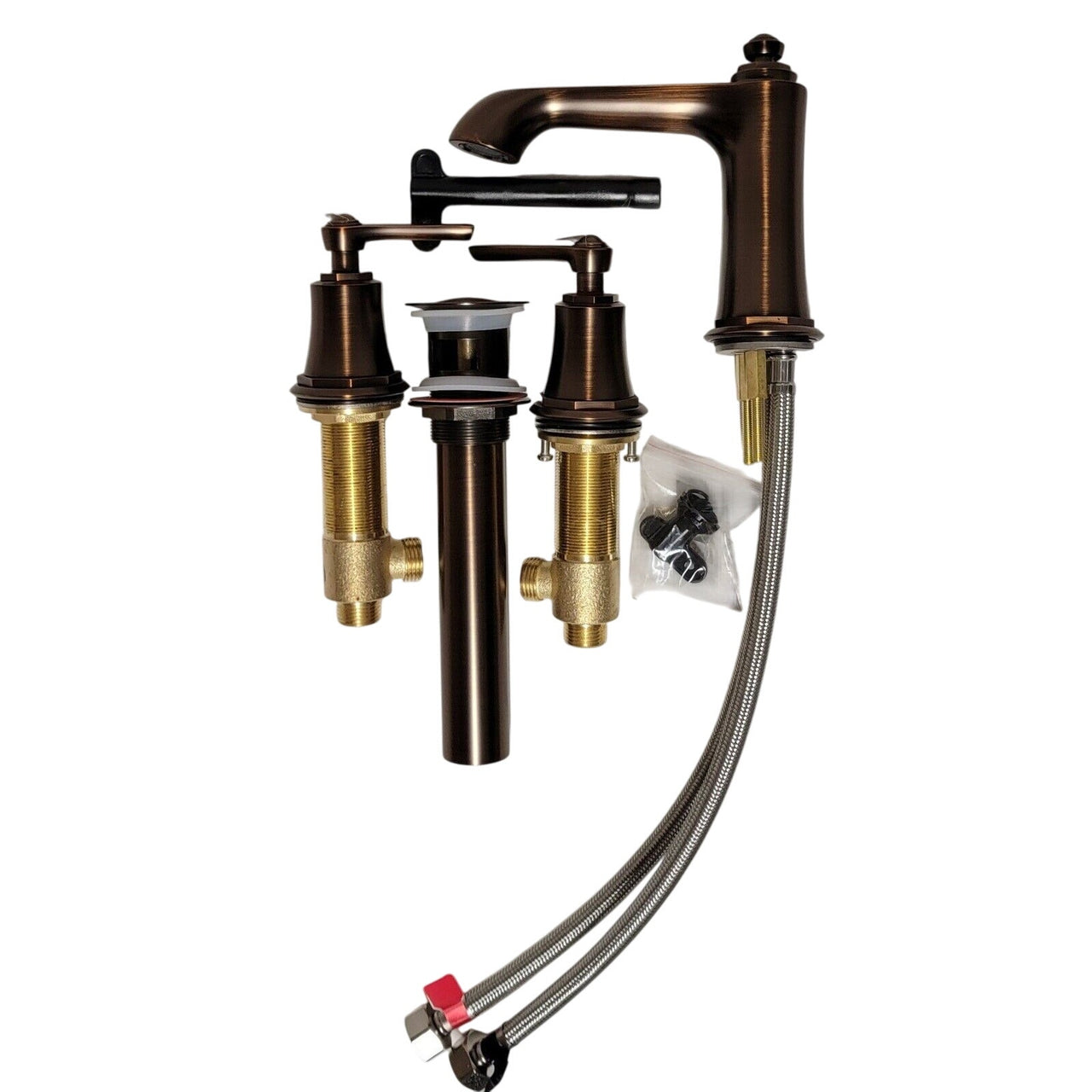Signature Hardware 433246 Cooper Widespread Bathroom Faucet - Oil Rubbed Bronze*