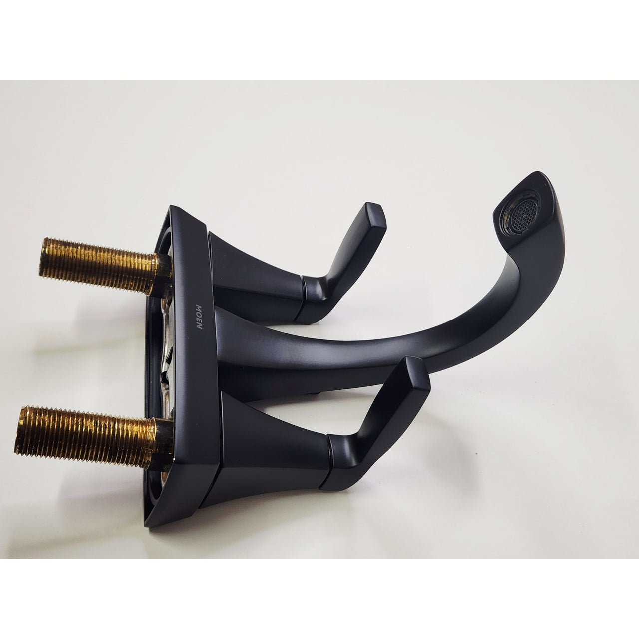 Moen 6901BL Voss Double Handle Centerset Bathroom Faucet - Matte Black READ