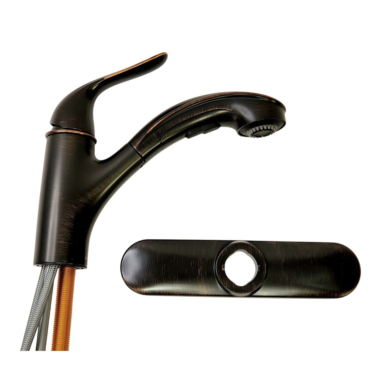 Moen 87557BRB Brecklyn Pull-Out Sprayer Kitchen Faucet - Mediterranean Bronze