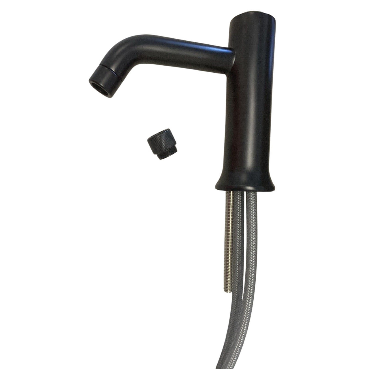 Signature Hardware 466417 Lentz 1.2 GPM Single Hole Bathroom Faucet Matte Black