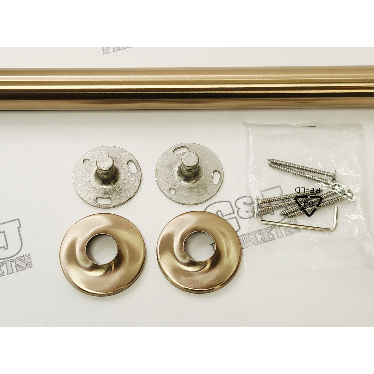 Kohler 11896-BV Purist 42 in Wall-Mount Grab Bar - Vibrant Brushed Bronze