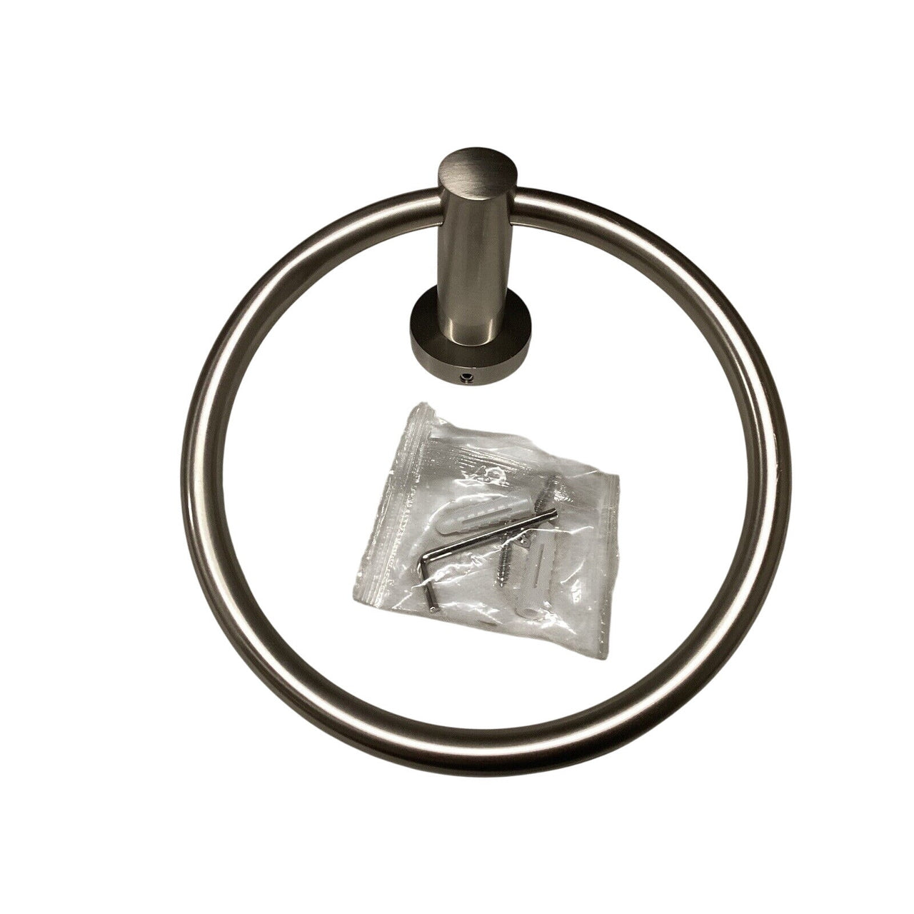 Signature Hardware 296463 Ceeley 7-1/2" Towel Ring - Brushed Nickel *READ