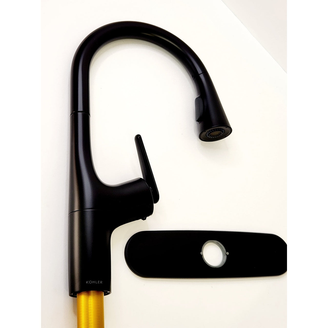 Kohler R24298-BL Safia Pull Down Sprayer Kitchen Faucet - Matte Black