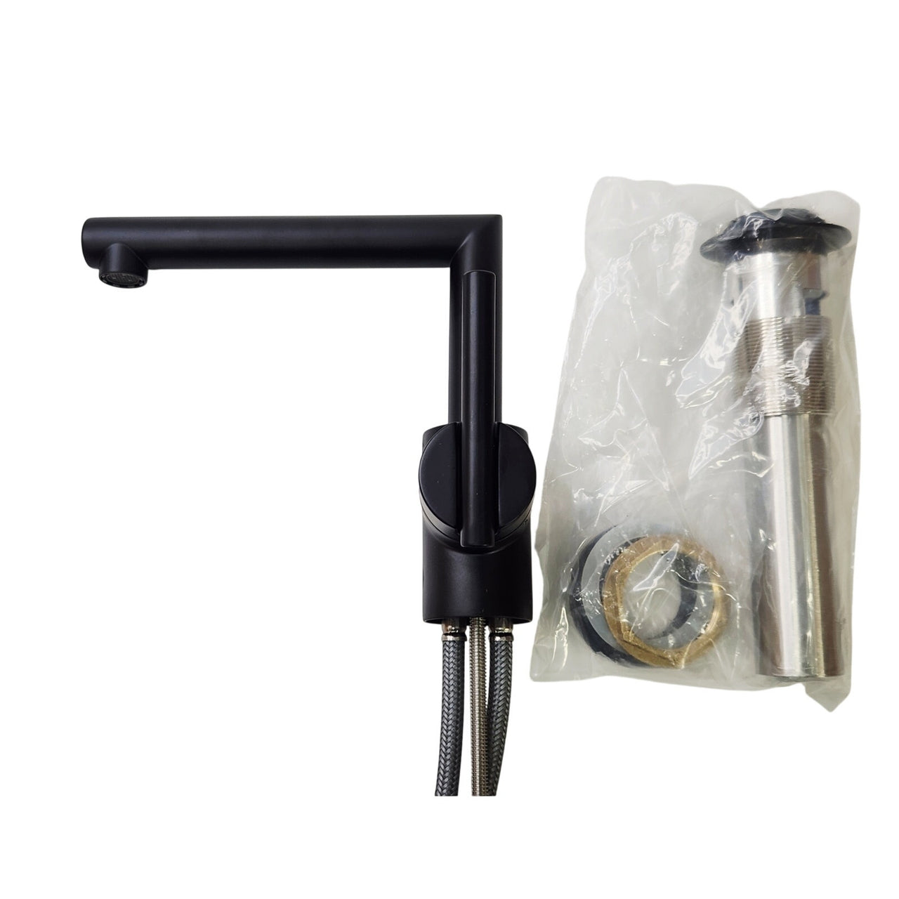 Moen S43001BL Arris Single Handle Single Hole Bathroom Faucet - Matte Black
