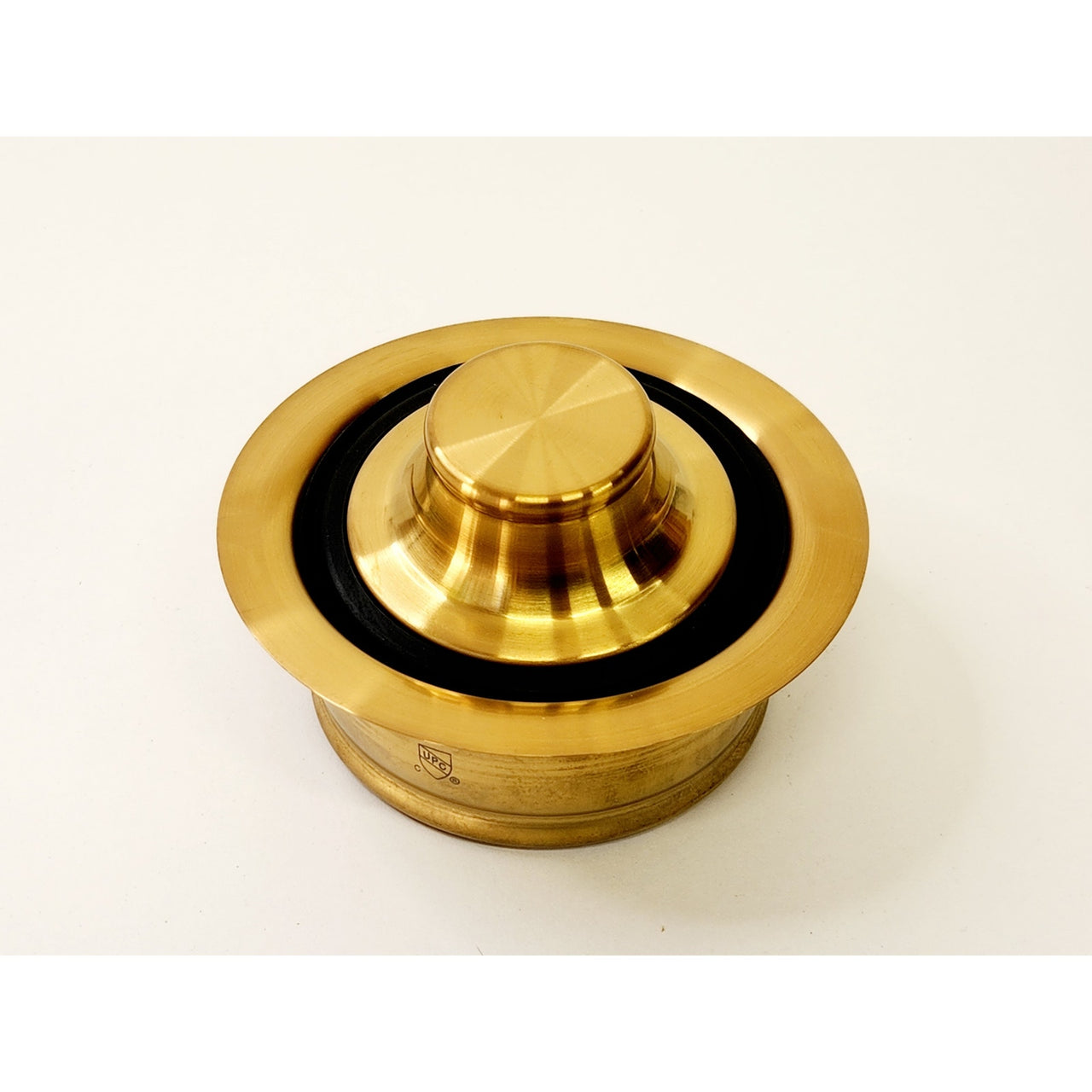 Signature Hardware 480538 Standard Garbage Disposer Flange & Stopper -Brush Gold