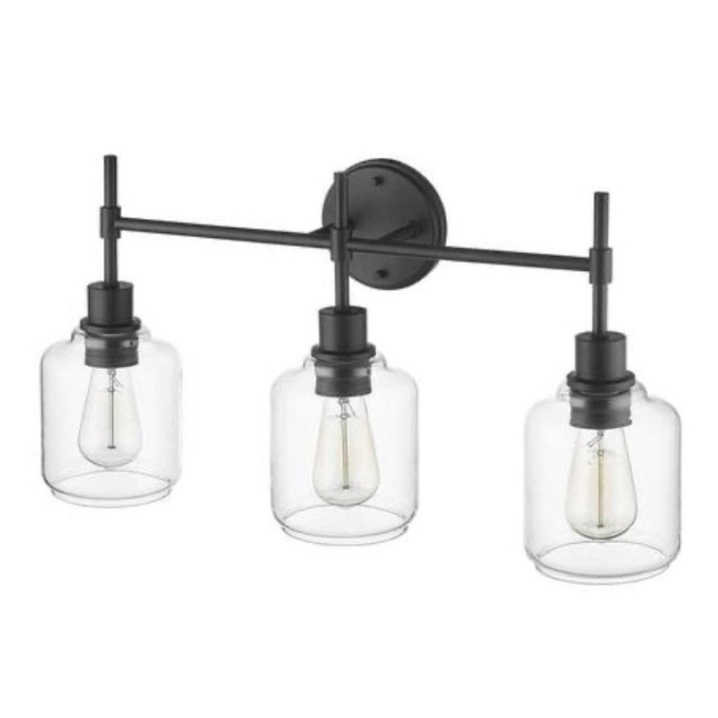 Millennium Lighting 46943-MB Asheville 25" 3-Light Vanity Light - Matte Black