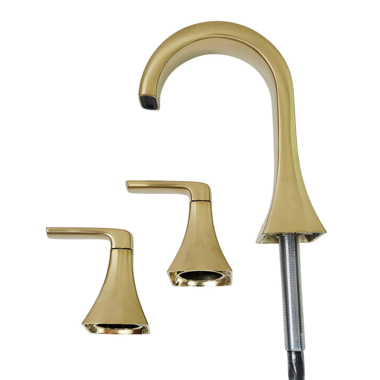 Pfister LF-049-BIEBG Bruxie Adjustable Widespread Bathroom Faucet - Brushed Gold