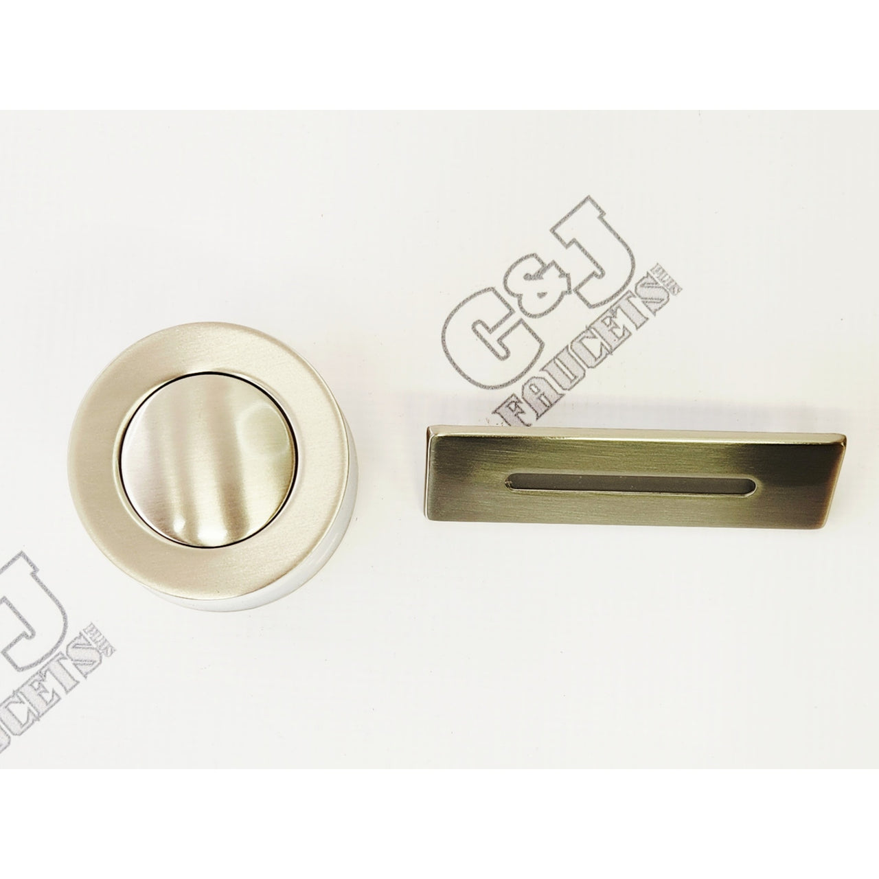 Wyndham WC-BT-DRAIN-UNI-SQ-BN Universal Square Bathtub Trim Kit - Brushed Nickel