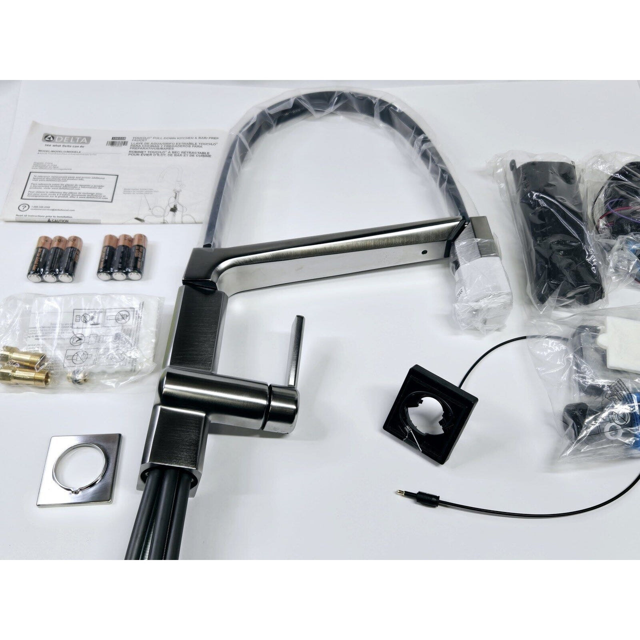Delta 9693T-AR-DST Pivotal Touch Pull-Down Kitchen Faucet - Arctic Stainless