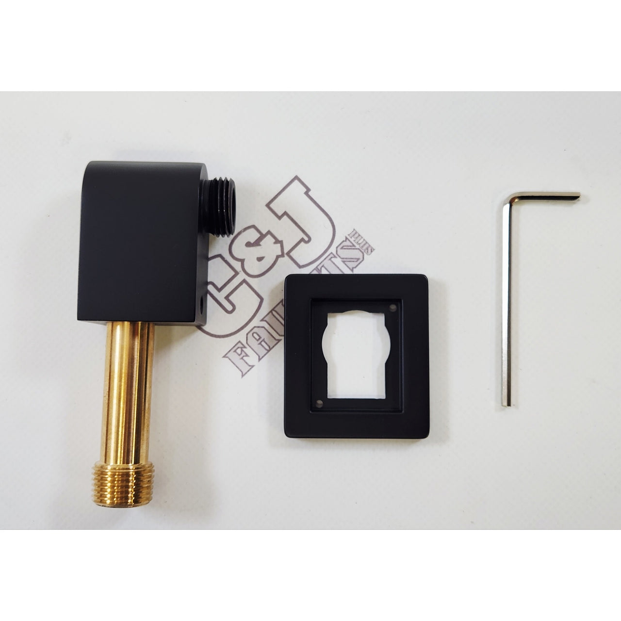 Kohler 98351-BL Awaken Wall Supply Elbow with Check Valve - Matte Black
