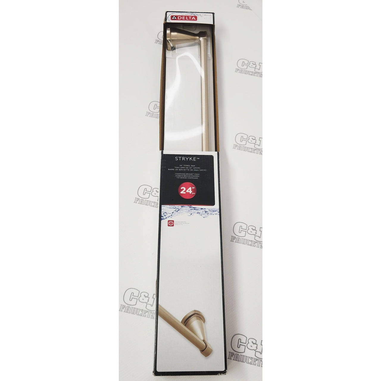 Delta 77624-CZ Stryke 24" Towel Bar - Champagne Bronze