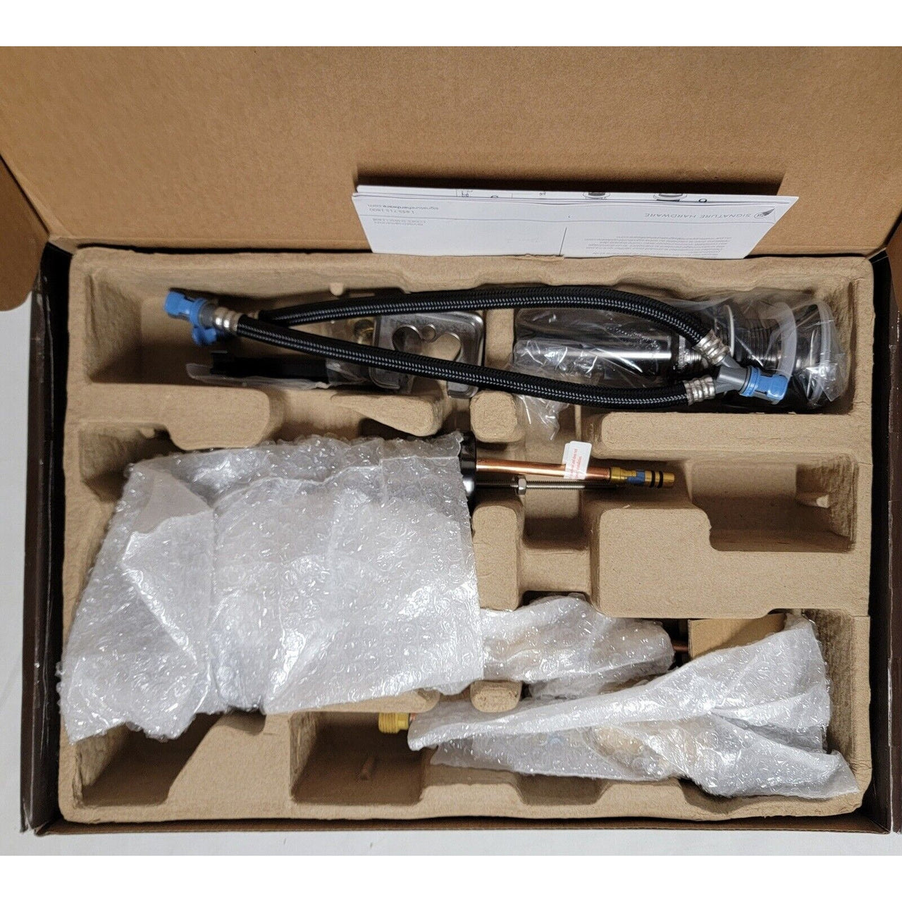 Signature Hardware 488892 Lexia 1.2 GPM Widespread Bath Faucet - Gunmetal