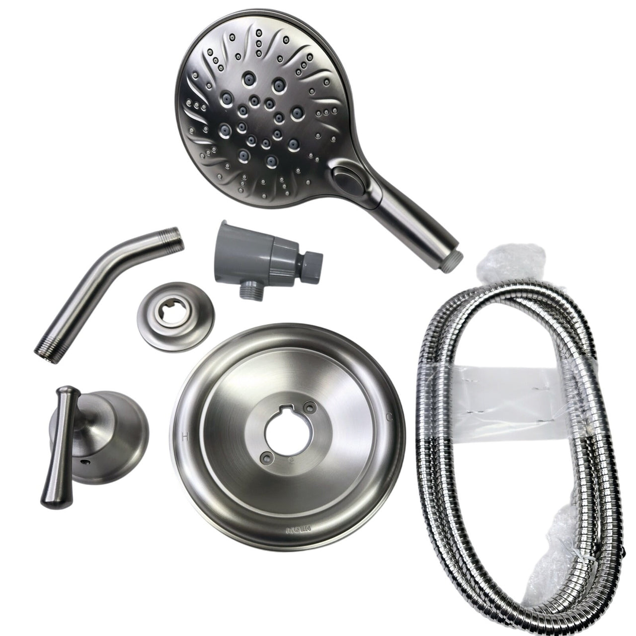 Moen 82975SRN Attract 6-Spray Shower Faucet, 1.75 GPM - Spot Resist Brush Nickel