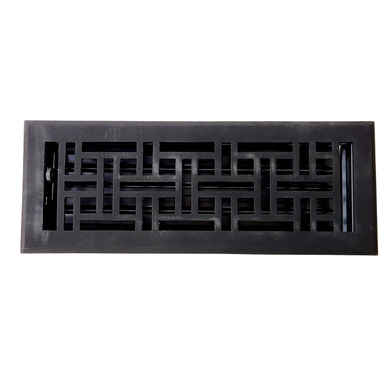 Signature Hardware 393401 4" x 12" Cast Iron Floor Register - Black READ