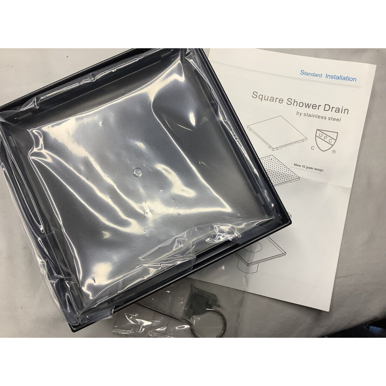 Signature Hardware 443328 Cohen 6" Tile Insert Shower Drain - Matte Black