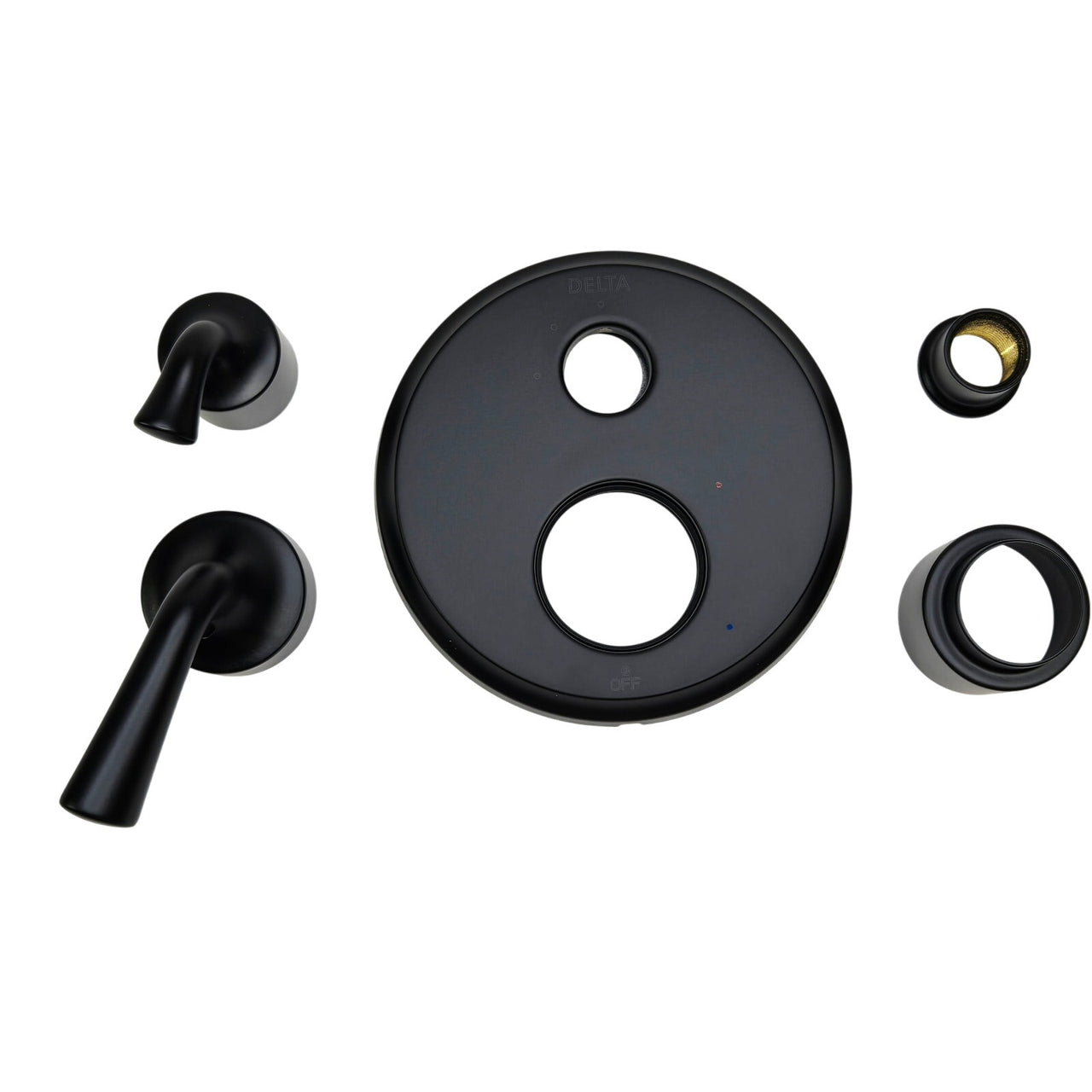 Delta 24833-BL Kayra 14 Series 3 Function Valve Trim Less Rough-In - Matte Black