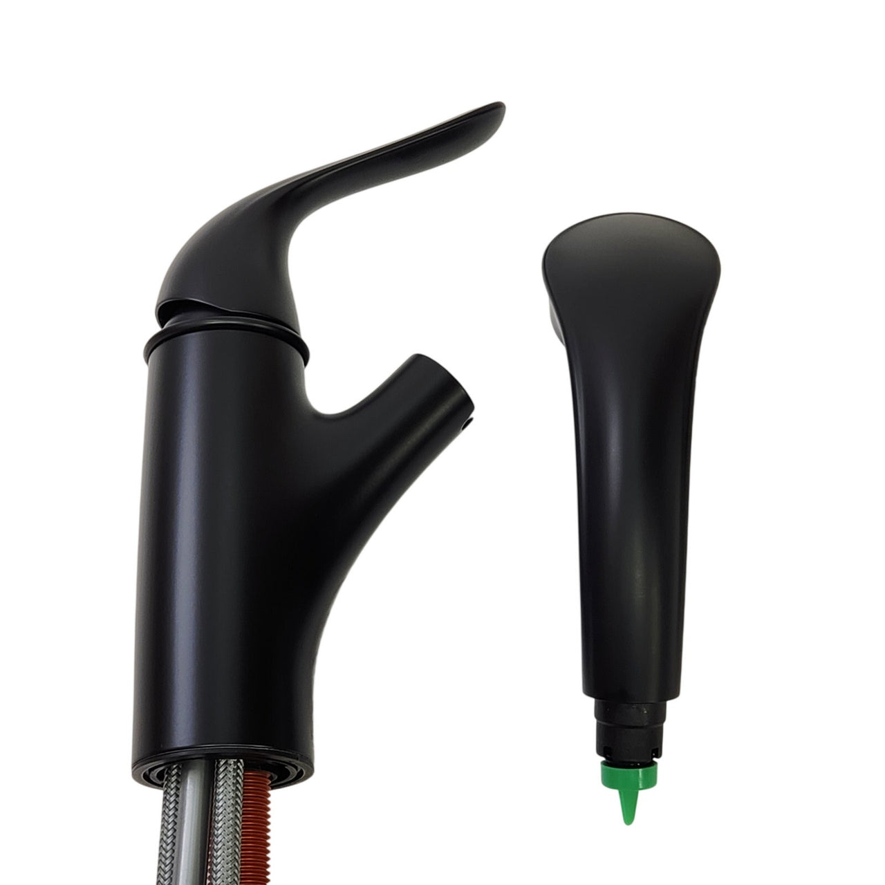 Moen 87557BL Brecklyn Single Hole Pull-Out Sprayer Kitchen Faucet- Matte Black