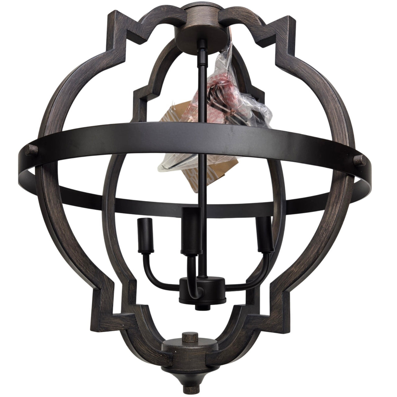 Jonathan Y Lighting JYL7513A Ogee 3 Light 17" Wide LED Pendant - Oil Rub Bronze