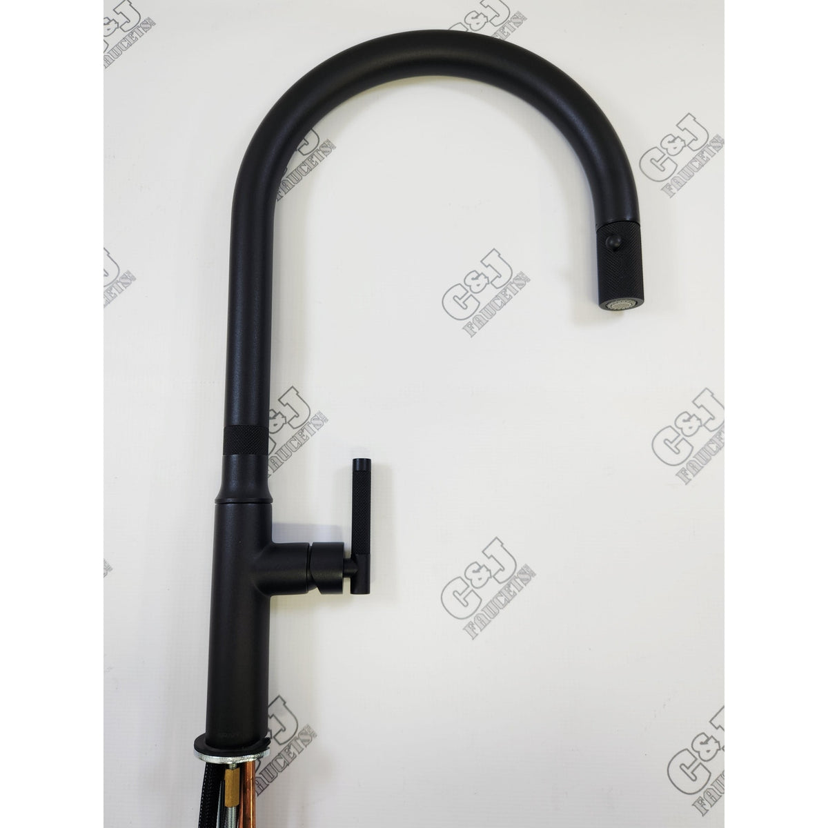 Graff G-4335-LM57L-BK Harley 1.8 GPM Kitchen Faucet - Architectural Black