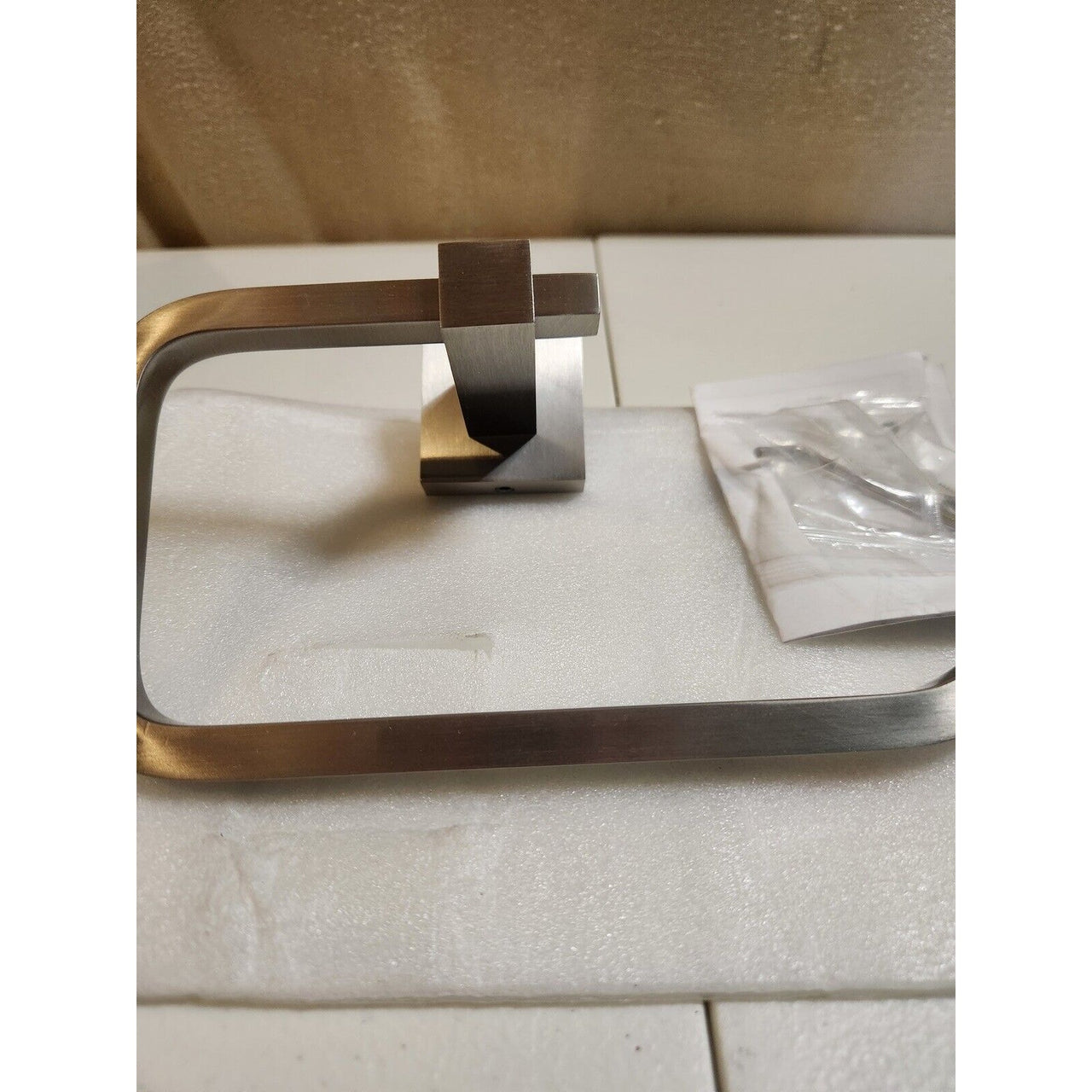 Signature Hardware 295812 Albury Spring Bar Toilet Paper Holder - Brushed Nickel