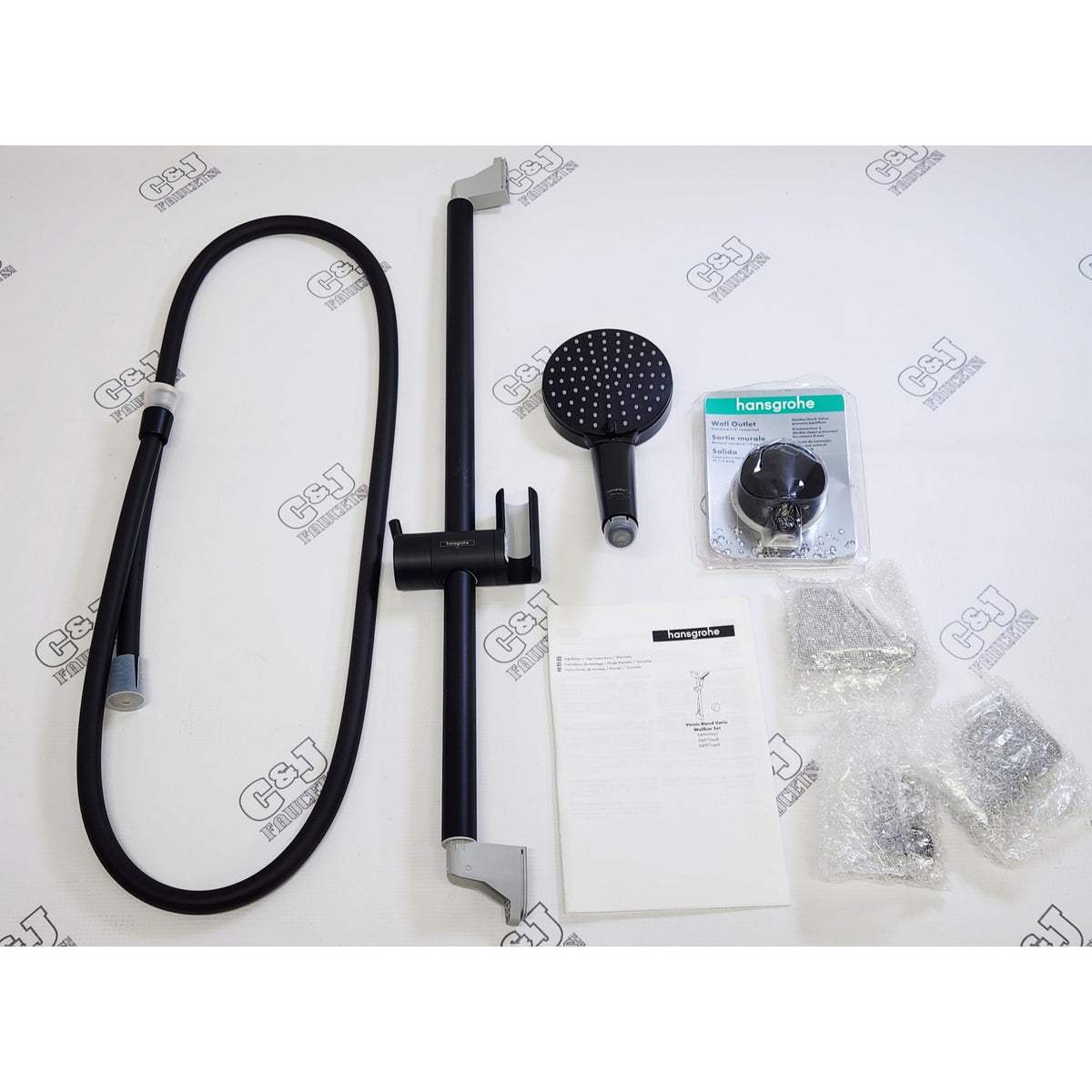hansgrohe 04970670 Vernis Blend 1.75 GPM Handshower Set - Matte Black