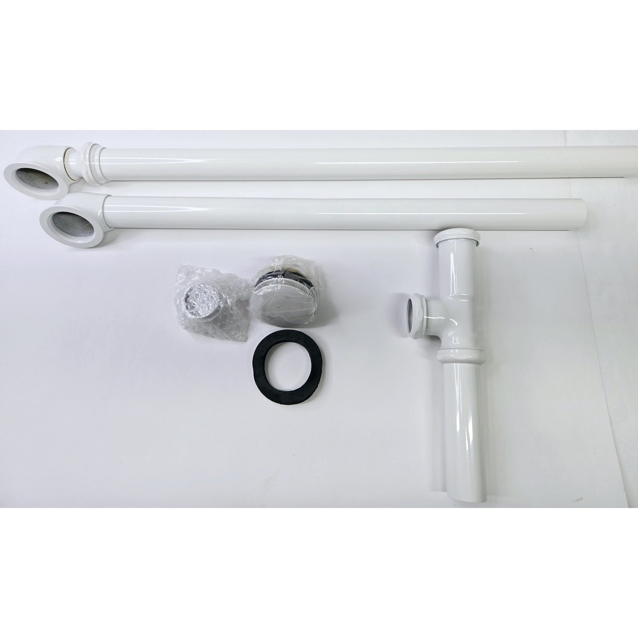 Signature Hardware 437337 Pop-Up Tub Drain - Standard Overflow - White