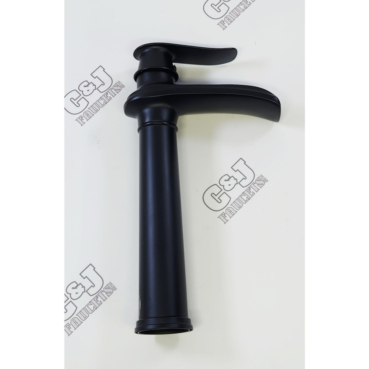 BWE A-96046H-B Waterfall Single Hole 1.2 GPM Bathroom Sink Faucet - Matte Black
