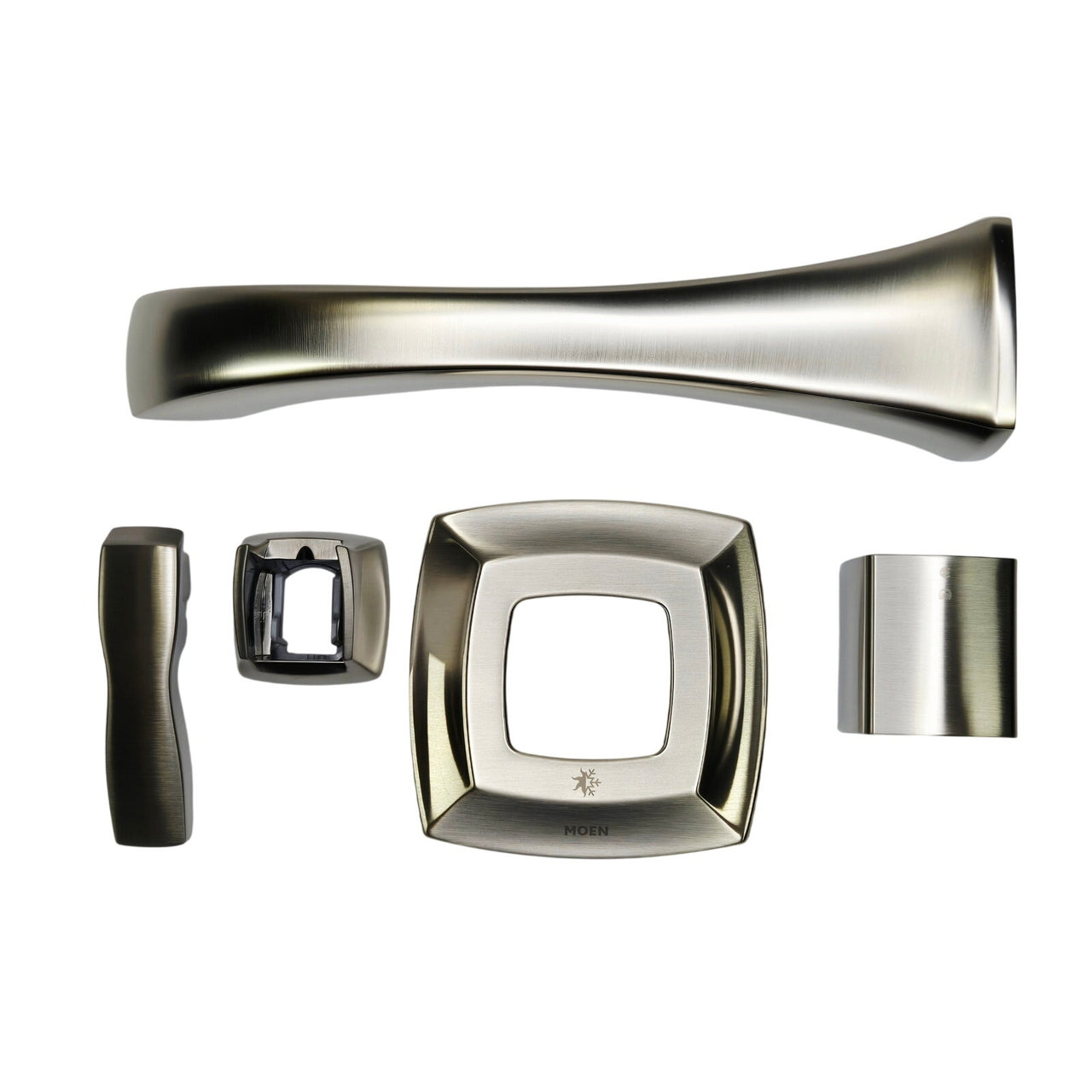 Moen WT691BN Voss Single Lever Handle Wall Mounted Tub Filler - Brushed Nickel