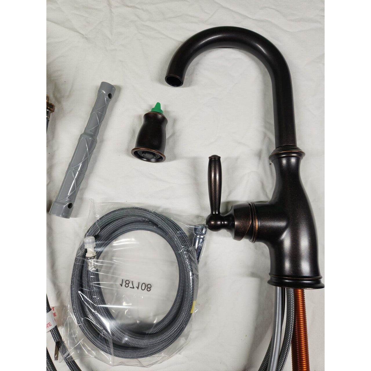 Moen 5985ORB Brantford One-Handle High-Arc Pulldown Bar Faucet-Oil Rubbed Bronze