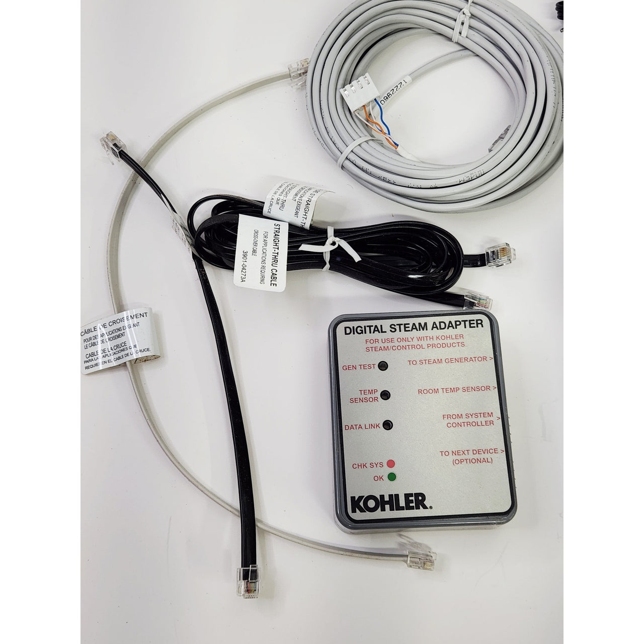 Kohler 5549-K1-BN DTV+ Tandem Steam Adapter Kit - Vibrant Brushed Nickel READ