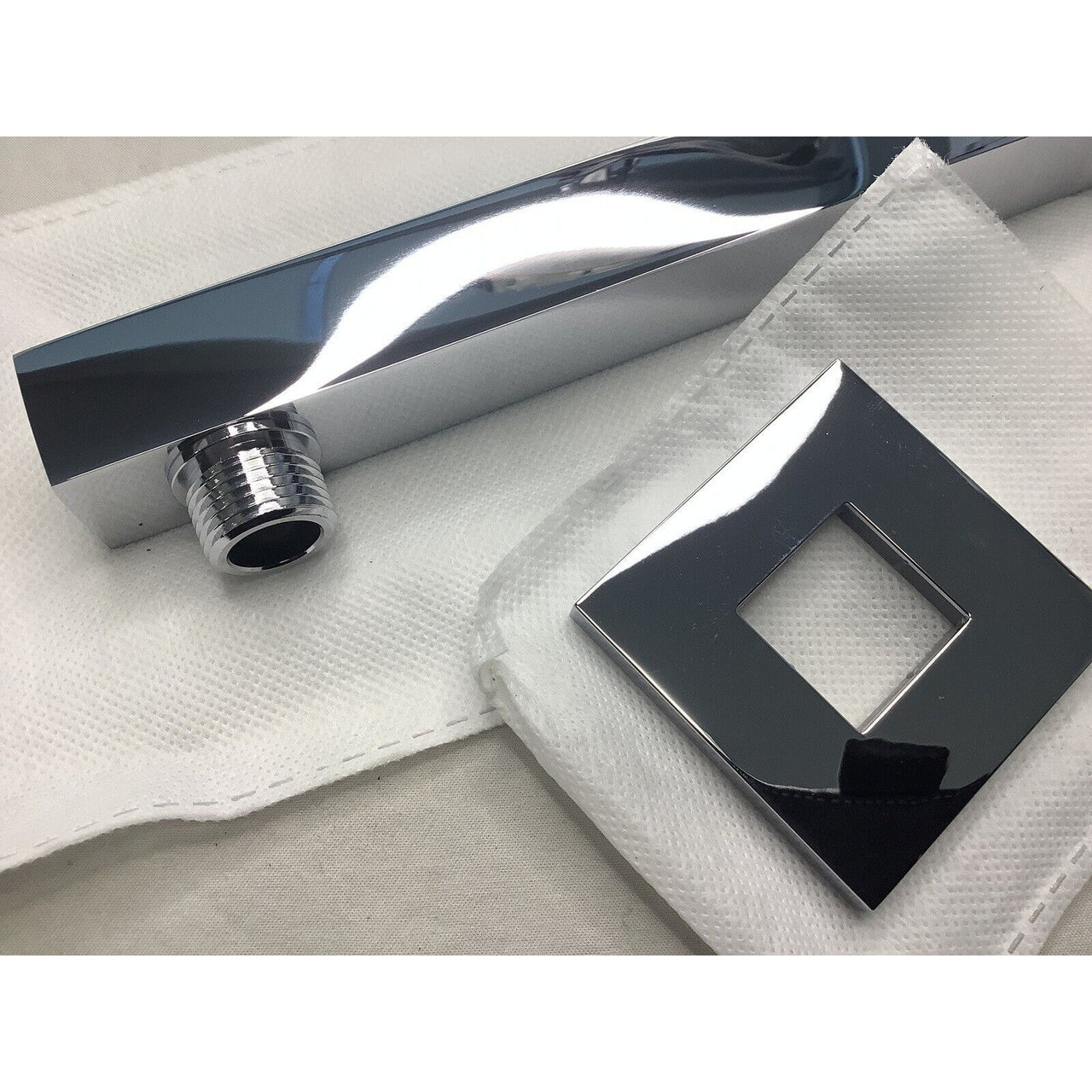 Signature Hardware 449624 12" Modern Square Wall-Mount Shower Arm - Chrome