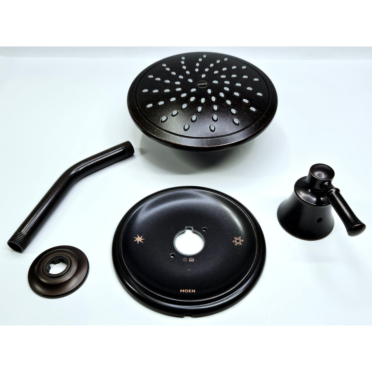 Moen T2282EPORB Dartmoor Rain Shower Trim Package Less Valve - Oil Rubbed Bronze