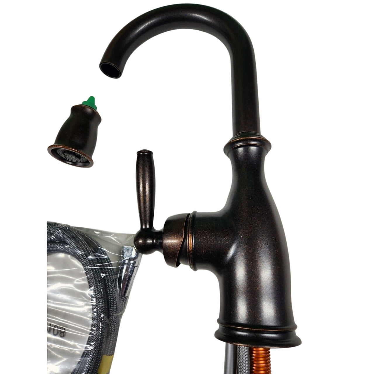 Moen 5985ORB Brantford One-Handle High-Arc Pulldown Bar Faucet-Oil Rubbed Bronze