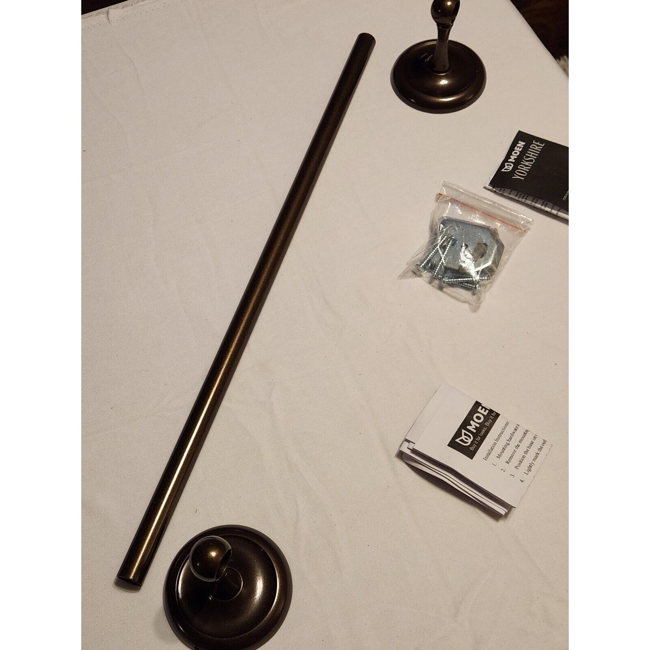 Moen BP5318OWB Yorkshire 18-Inch Towel Bar - Old World Bronze