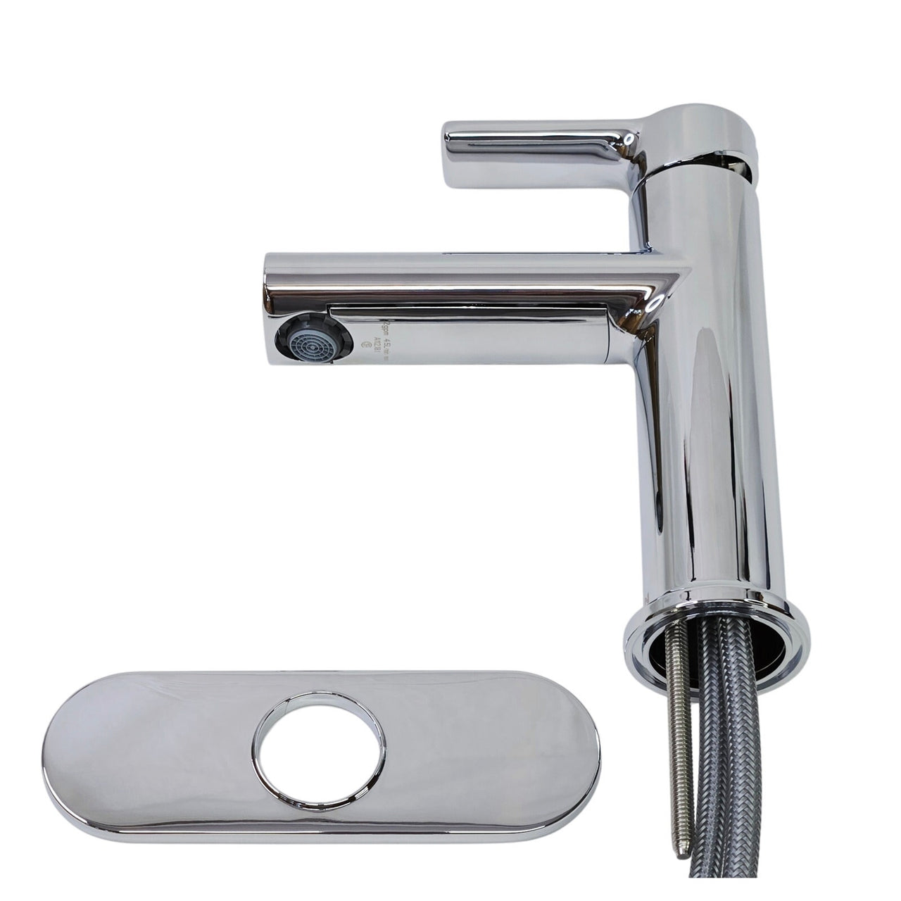 Meena 84794 Single Hole Single-Handle Bathroom Faucet - Chrome