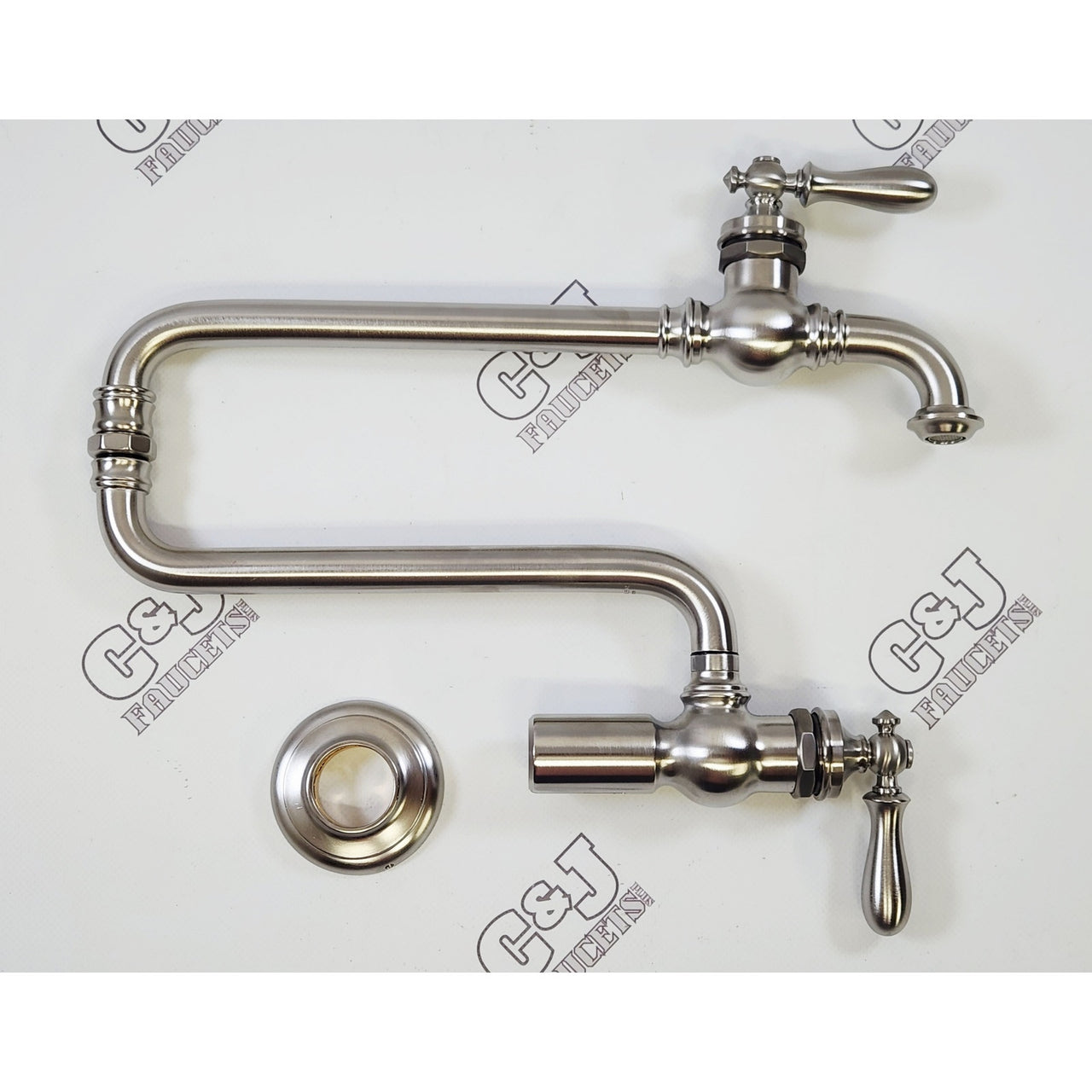 Kohler 99270-VS Artifacts 3.2 GPM Wall Mount Pot Filler - Vibrant Stainless READ
