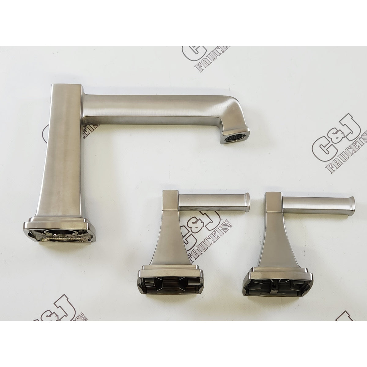 Kohler T26436-4-BN Riff Deck Mount Tub Faucet Trim - Vibrant Brushed Nickel READ