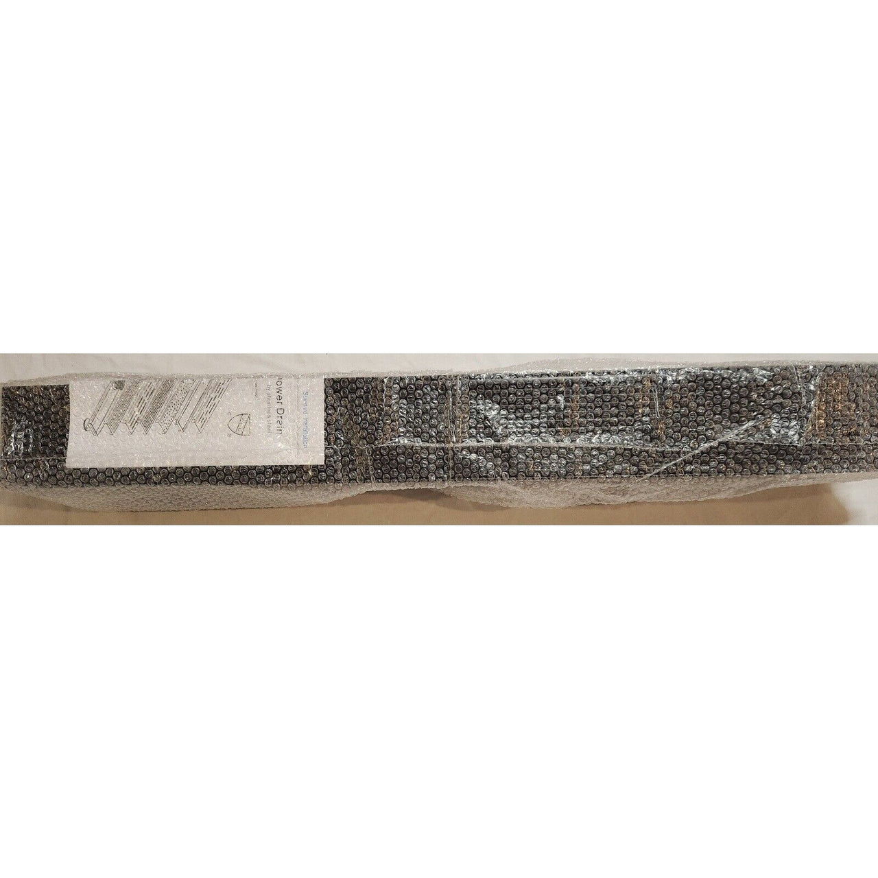Signature Hardware 443294 Carmen 28" Linear Shower Drain less Flange-Matte Black