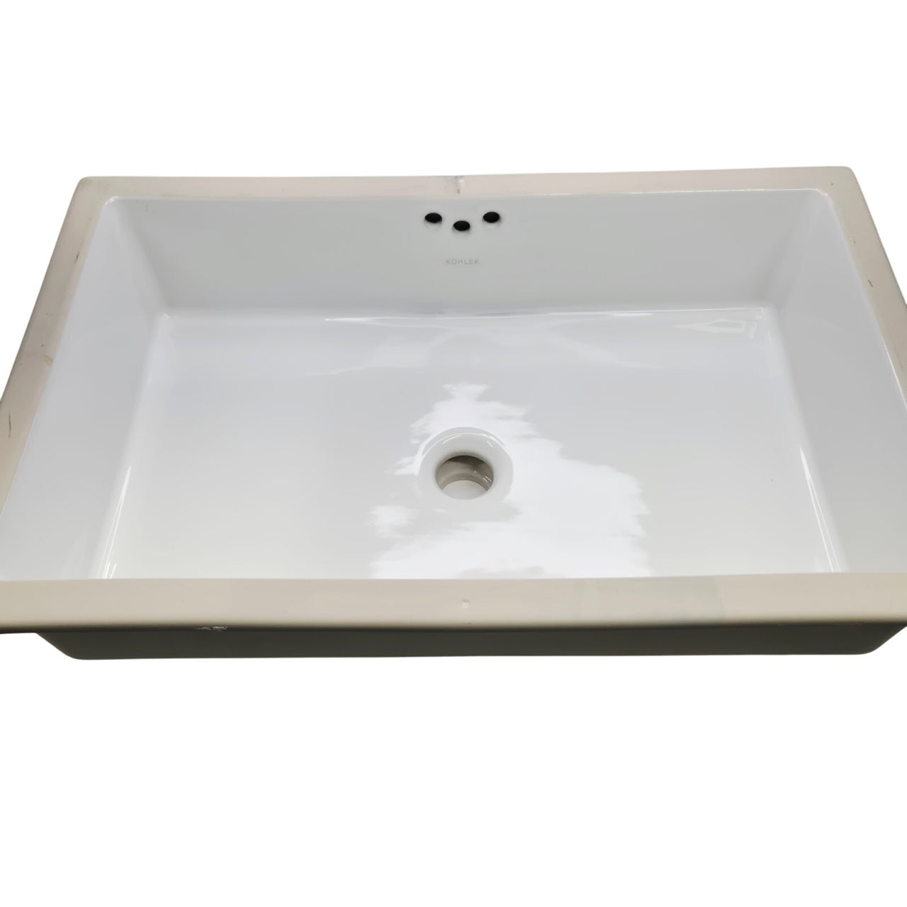 Kohler 2297-0 Kathryn 23-7/8" Undermount Bathroom Sink with Overflow -White READ